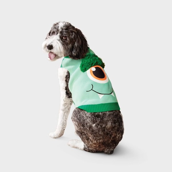 Other - Monster Dog and Cat Sweater - Boots & Barkley sz L